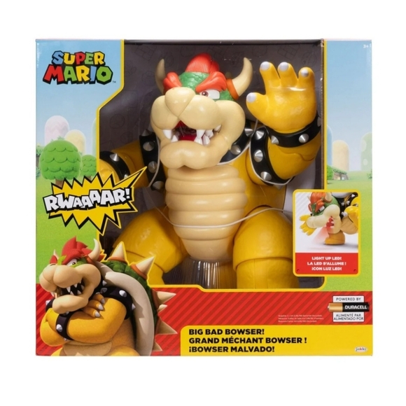 Super Mario Big Bad Bowser Action Figure NEW - Picture 1 of 16